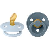 Bibs Fopspeen 2 Dental petrol/baby blue 6-18M 2 stuks