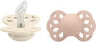 BIBS - Infinity 2 Pack - Fopspeen - Ivoor/Blush - Siliconen - 2 Stuks