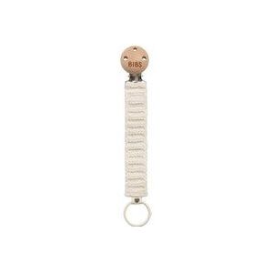 BIBS® Schnullerkette geflochten Ivory