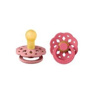 BIBS - Boheme Fopspeen - Dusty Pink / Coral - 2 Stuks