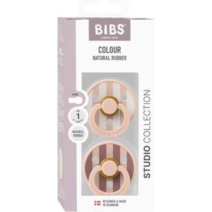 Bibs Studio Blush Mix 6-18 mnd 2 Stuks Fopspeen 12022104