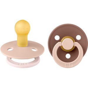 Studio Fushion  Round Natural Rubber Blush/Woodchuck - 2pcs