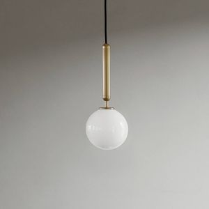 Nuura - Miira 1 Hanglamp Large Brass/Opal White