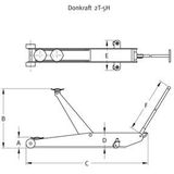 Compac - Hydraulische Garagekrik - 8T-HC - 8 Ton