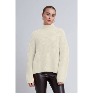 Bruuns Bazaar - Fijn Gebreide Trui - Crème - Regular Fit