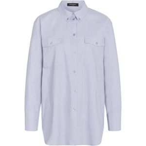 Bruuns Bazaar, Dames, Blouses & Shirts, Blauw, Maat: XS Katoen,