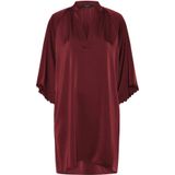 Bruuns Bazaar - Beckiabbwendisa Dress Kjoler Bbw 4613 - Midi-jurk - Bordeaux - Polyester