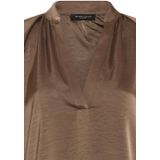 Bruuns Bazaar - Blouse Morel - Bruin - Dames - Elegante V-hals