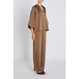 Bruuns Bazaar - Blouse Morel - Bruin - Dames - Elegante V-hals