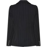 Bruuns Bazaar - Regular Blazer - Zwart - Krijtstreep