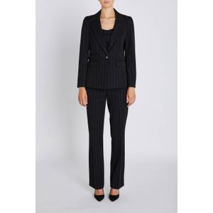 Bruuns Bazaar - Regular Blazer - Zwart - Krijtstreep