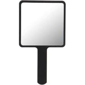 UNIQ - Handspiegel - Zwart - Vierkant - 11x11 cm - Matte Grip