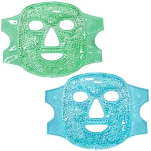 Spa - Gezichtsmasker - Koelend - Flexibele Gelparels - Verlichting van Vermoeidheid en Zwelling