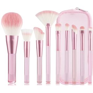 Technique Pro - Translucent Perfection - Make-up Kwastenset - Roze - 9 Professionele Borstels