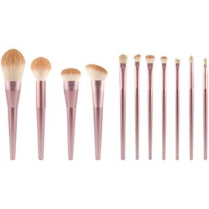 Technique Pro - Radiance - Make-up Kwastenset - Roos - 11 Professionele Penselen