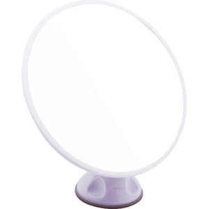 UNIQ Badkamerspiegel met zuignap x10 vergroting - Wit