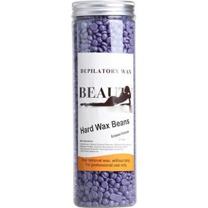 UNIQ Wax Pearl Lavendel 400g - Ontharingswax - Navulling wax beans - Ontharen van lichaam en gezicht - Brazilian hard wax beans - Wax ontharen - Professionele Ontharingswax