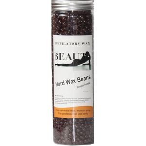 UNIQ Wax Pearl Chocolade 400g - Ontharingswax - Navulling wax beans - Ontharen van lichaam en gezicht - Brazilian hard wax beans - Wax ontharen - Professionele Ontharingswax