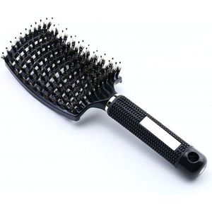 TBC Detangle Haarborstel met Zwijnenhaar - Massage Borstel - Anti Klit - Varkenshaar - Detangle Brush