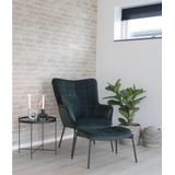 House Nordic Stoel Glasgow Groen/Zwart