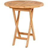 House Nordic Eettafel Oviedo Teakhout Rond Ø70cm