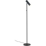 House Nordic Parijs - staande vloerlamp LED - mat zwart - industrieel - H 150cm