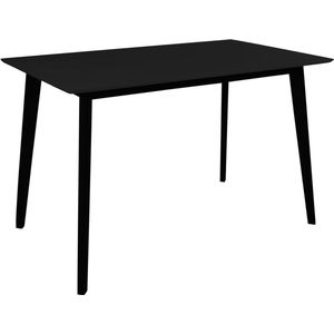 Vojens Dining Table - Dining table in black 120x70x75 cm