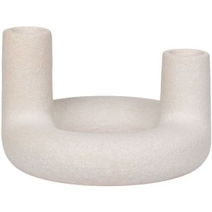 Kaarsenhouder - Zwart - Metaal