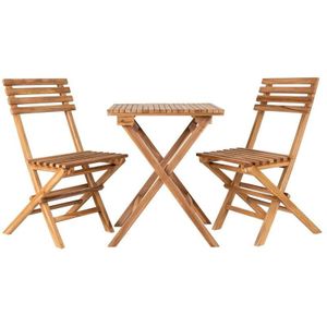 House Nordic - Cuenca - Tuinset - Naturel - Teakhout