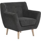 Monte fauteuil donkergrijs.