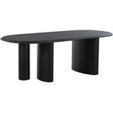 Eettafel Ovaal 220cm - Donkerbruin - 6-8 Personen - House Nordic