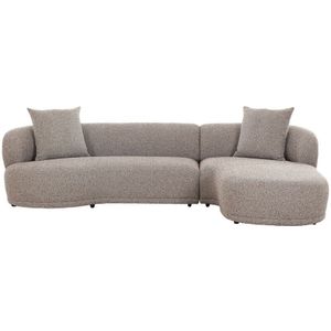 House Nordic Kingston Bruin 2-Zits + Chaise Lounge Rechts