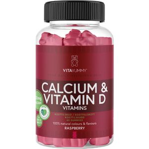 VitaYummy - Calcium + Vitamine D - Frambozen Gummies - 60 stuks