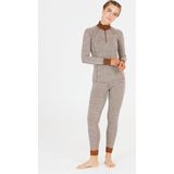 Whistler - Functioneel Shirt - Karamel / Grijs Gemêleerd - Lange Mouw