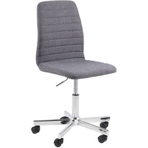 AC Design Furniture Alice Desk Chair polyester, grijs, L 52 x B 61 x H 94,5 cm