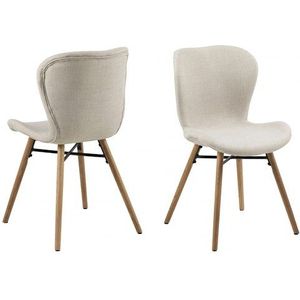 Giga Living - Eetkamerstoel - Zandkleur - Stof