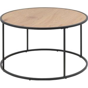 Giga Living - Bronx - Salontafel - Naturel - MDF - Ø80cm