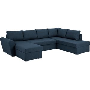 Stan Slaapbank - Hoek Rechts met Chaise Longue Links in Blauw | Comfortabel en Stijlvol Design