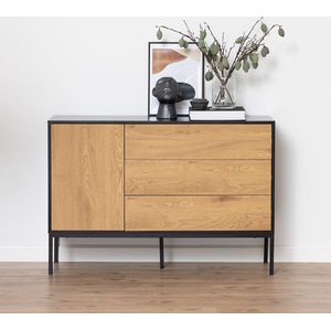 Dressoir Bronx MDF Zwart 120cm - Giga Living - MDF