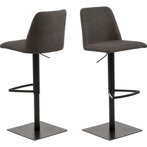 Barkruk Asmund Antraciet Preston - Giga Living