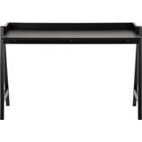 AC Design Furniture Maya Desk, MDF, zwart, L: 51,6 x B: 126.6 x H: 80 cm