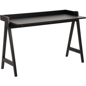 AC Design Furniture Maya Desk, MDF, zwart, L: 51,6 x B: 126.6 x H: 80 cm