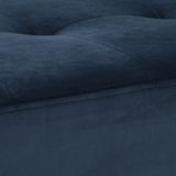 Gloria Flurbank 95cm - Velours - marineblau