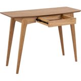 AC Design Furniture Konrad Bureau 105 x 74 x 45 cm, geoliede eikenlook, eiken/houtfineer, 1 stuk