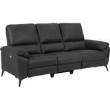 Ebuy24 - Rie Sofa 3-Sitzer Recliner elektrisch, grau.