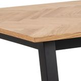 Eettafel Leeds Naturel 180cm - Giga Living - MDF/Eikenhout