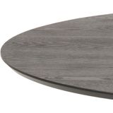 Eettafel Aurora MDF Zwart Ø110cm - Giga Living