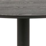 Eettafel Aurora MDF Zwart Ø110cm - Giga Living