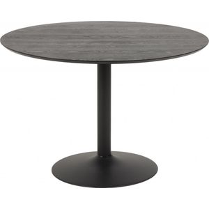 Eettafel Aurora MDF Zwart Ø110cm - Giga Living