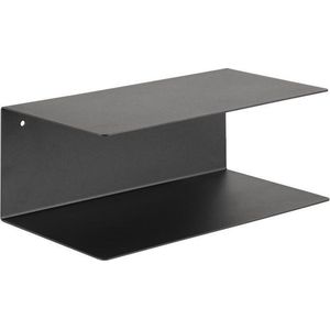 AC Design Furniture - Jeppe - Wandplank - Zwart - Metaal - Set van 2